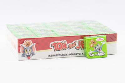 Конфеты жевательные Tom and Jerry Яблоко 11.5 грамм