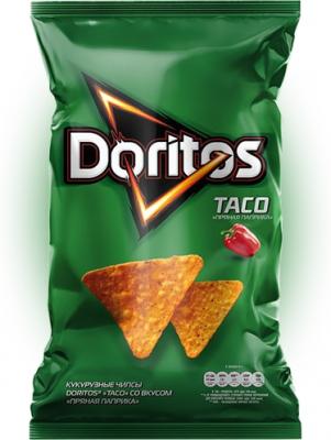 Кукурузные чипсы Doritos Тако 100 гр